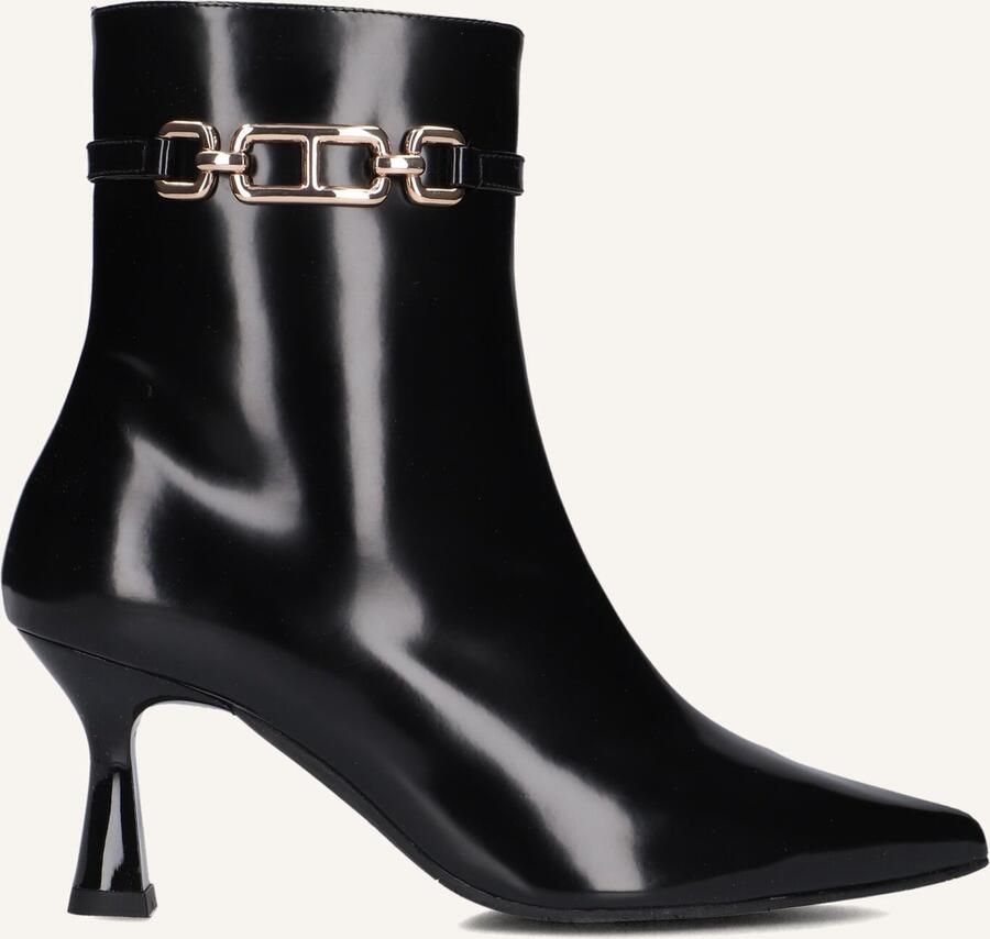 LODI Enkellaarsjes Dames Gominola Maat: 38 Materiaal: Leer Kleur: Zwart