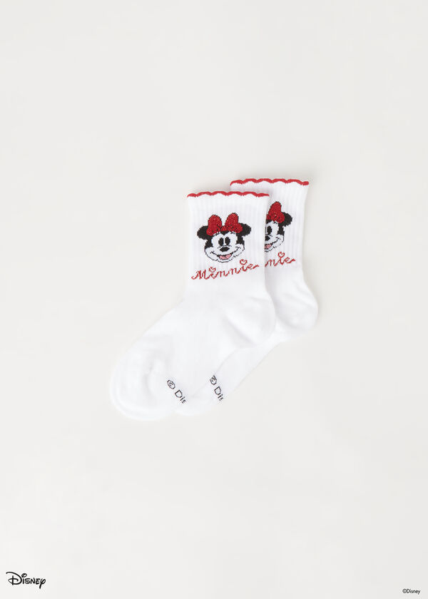 Meias curtas estampadas infantis