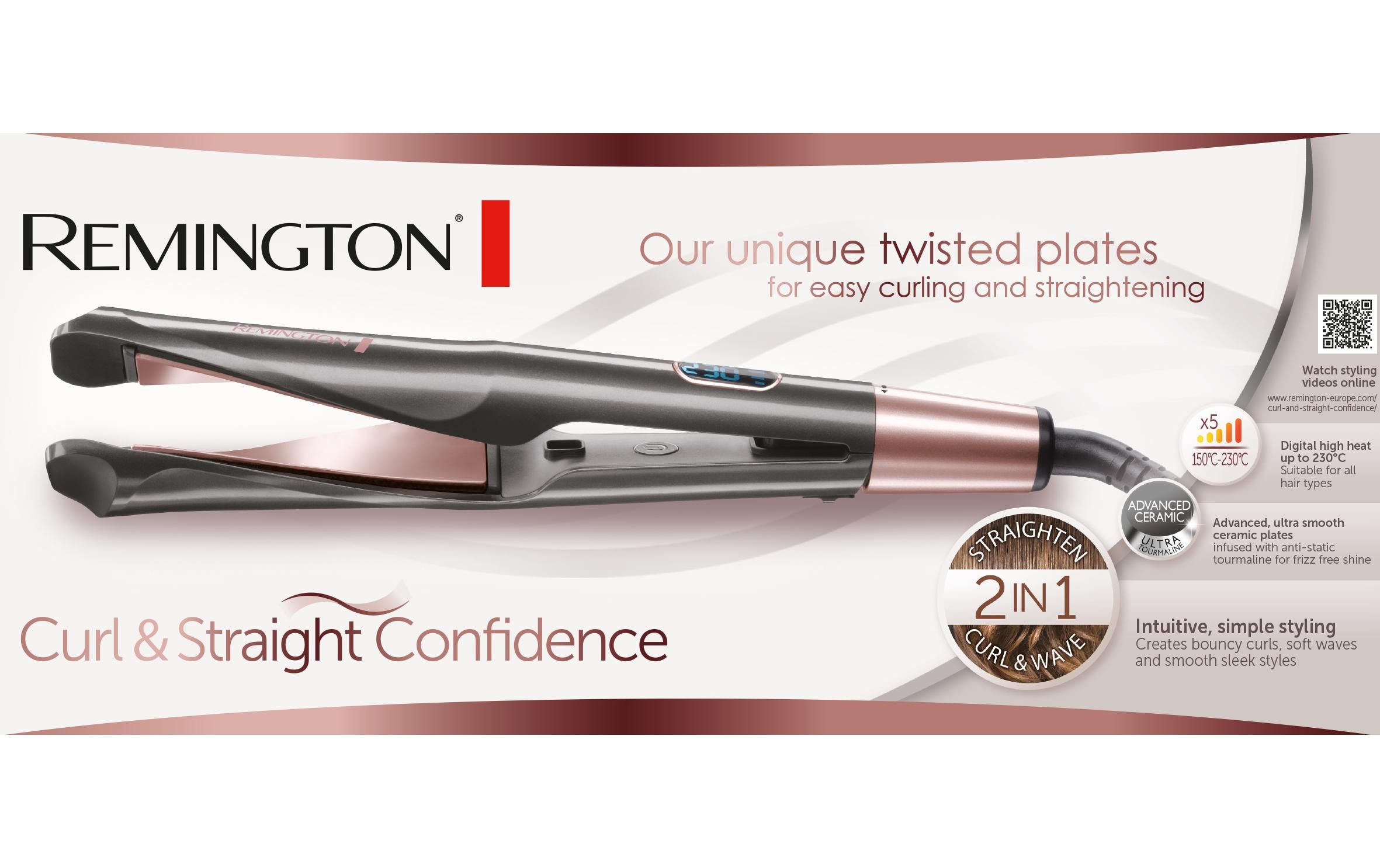 Haarglätter S6606 Curl&Straight ConfidenceStreckeisen