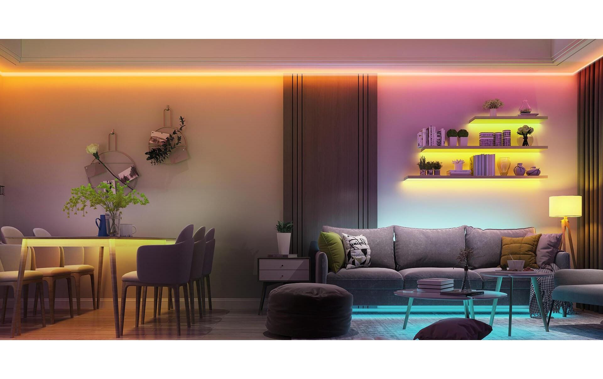 LED Stripe Smart Wi-Fi + Bluetooth, 10 m, RGBLED-Leuchtstreifen