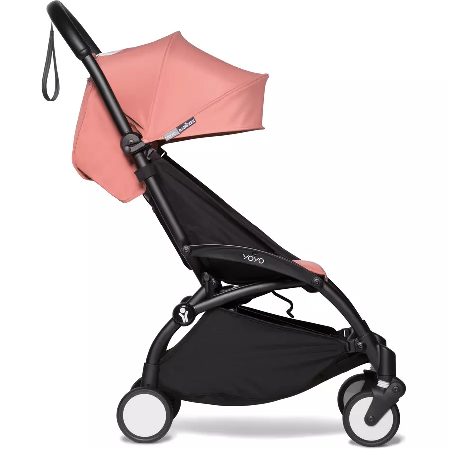 BABYZEN Kinderwagen YOYO2 6+ Black mit Textilset Ginger