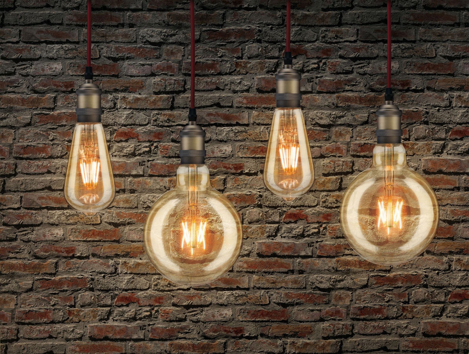 Paulmann LED Leuchtmittel AGL Kolben E27 / 6 Watt goldfarbig