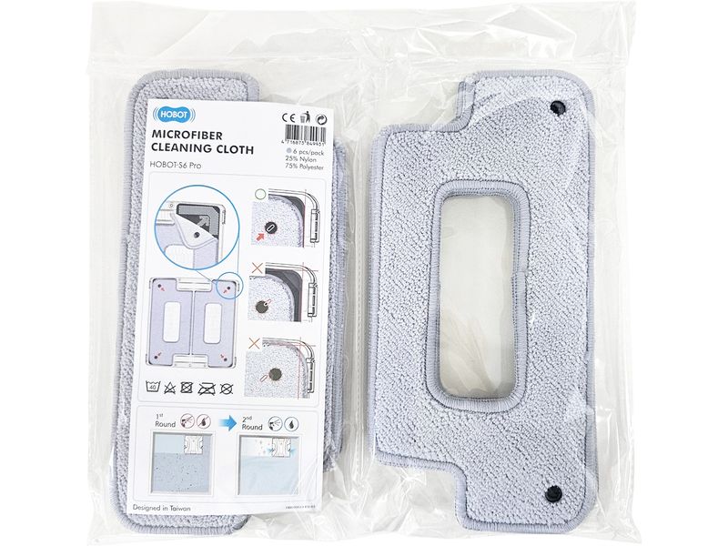 Hobot Mikrofasertuch Double zu 6S Pro 3 Stück Reinigungstücher