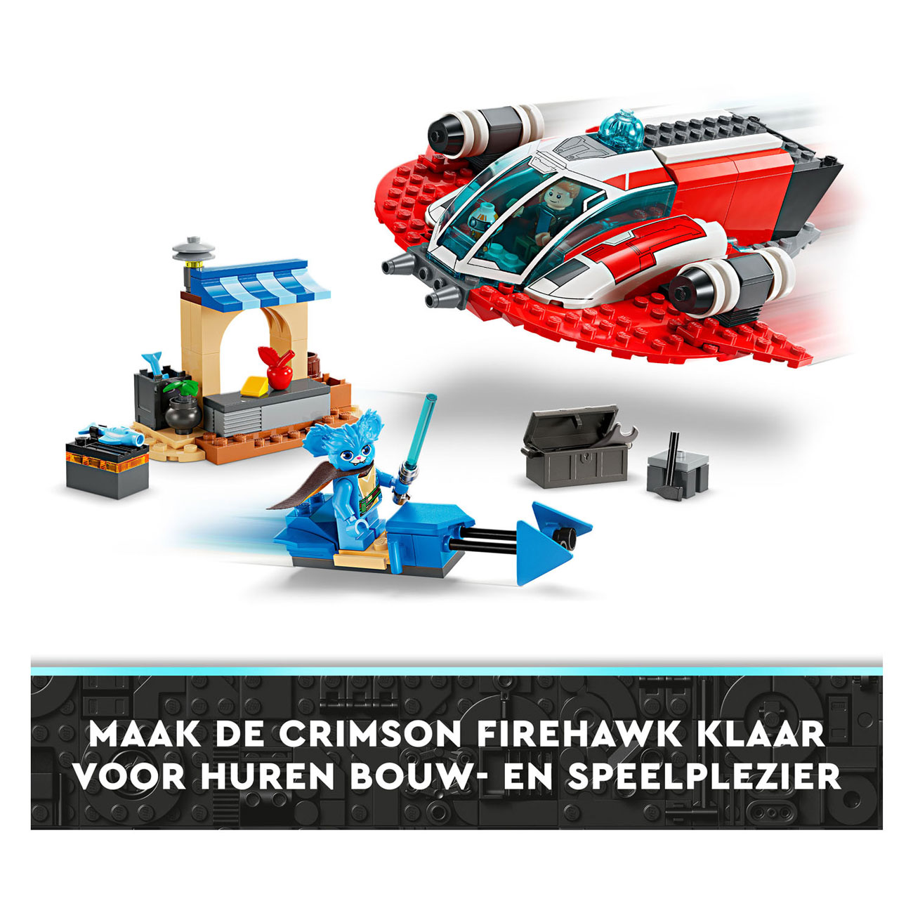 LEGO Star Wars 75384 De Crimson Firehawk