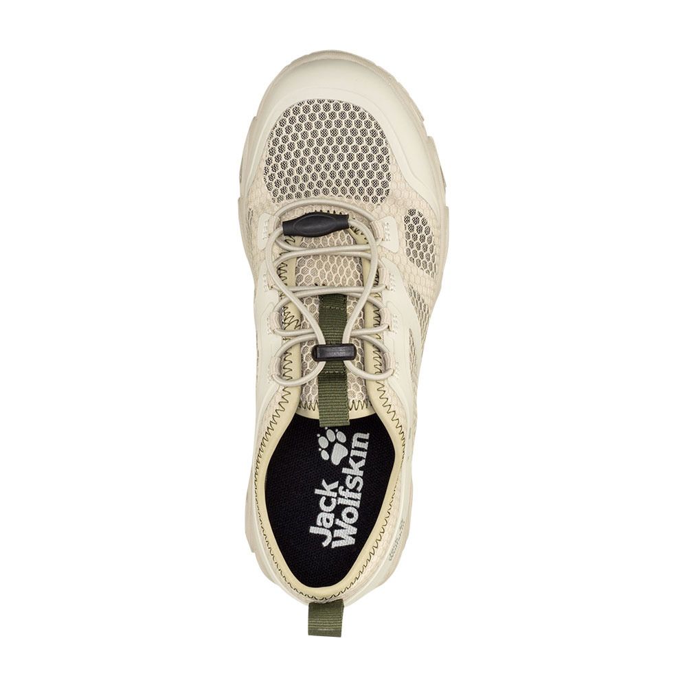 Jack Wolfskin BREEZER VENT LOW - Chaussures de randonné Femme beige/khaki