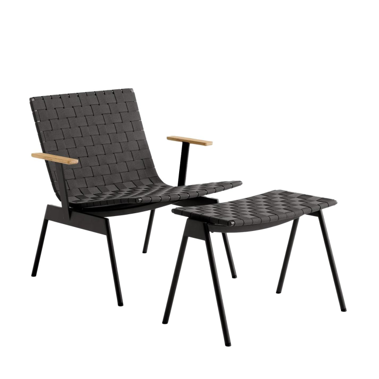 &tradition Ville AV46 Outdoor voetenbank Bronze Green