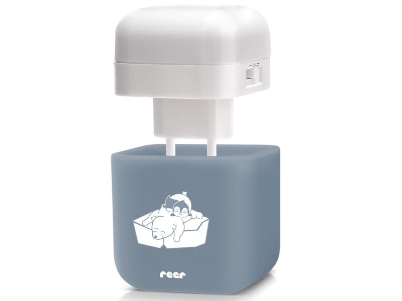 reer Nachtlicht 2in1 SleepLight Blaugrau Schlaflicht für Kinderzimmer