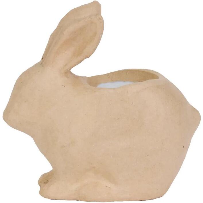Cache pot lapin 19x10x18,5cm - Kraft