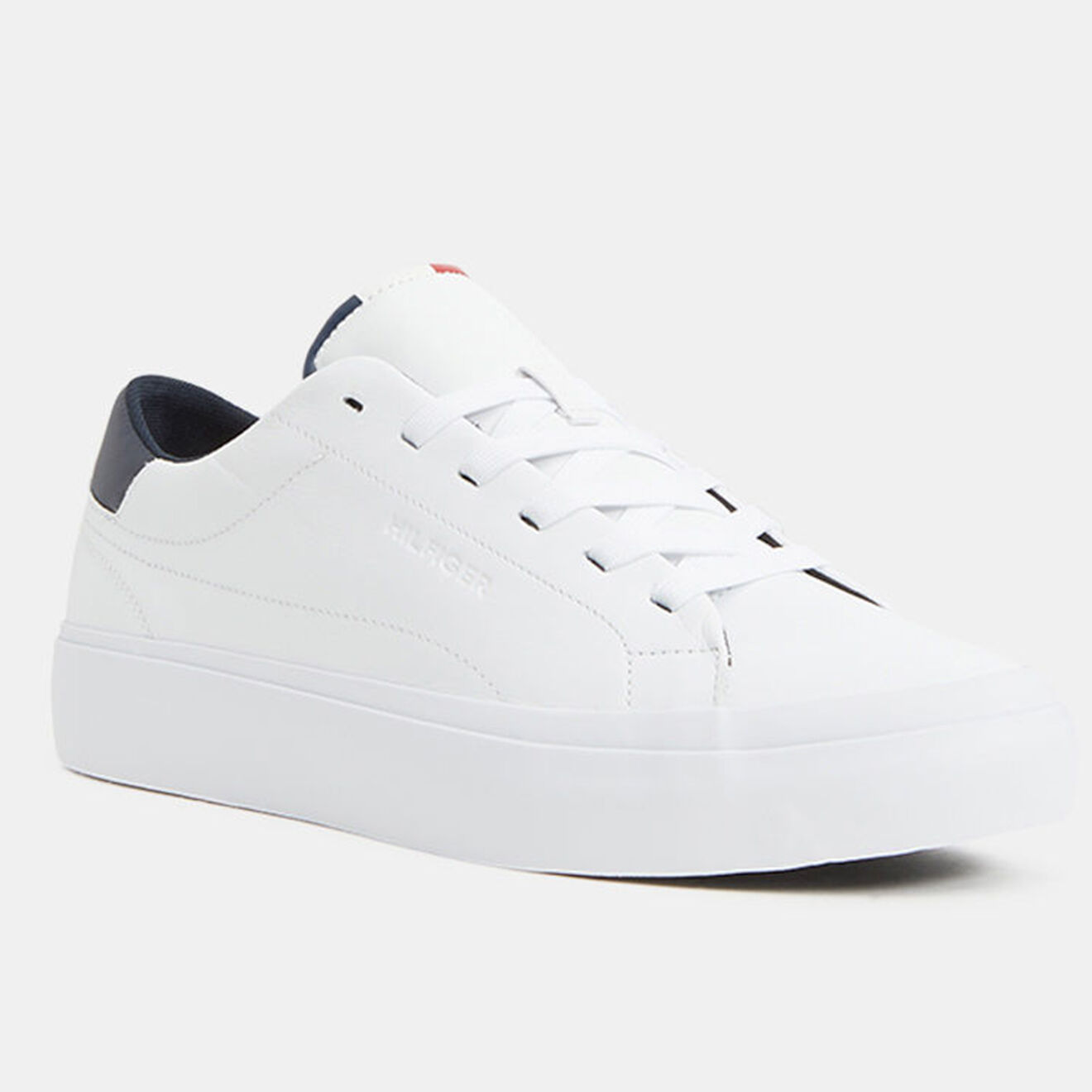Tommy Hilfiger Baskets en Cuir Prep Vulc blanches