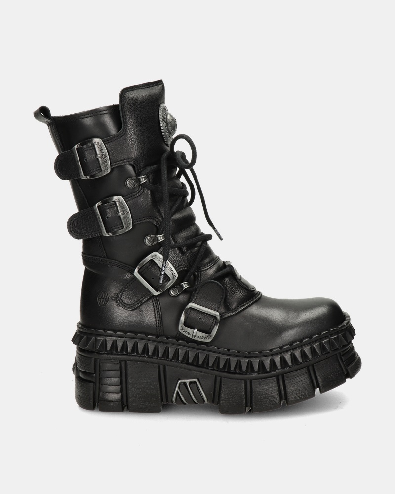 New Rock Veterboots  - zwart