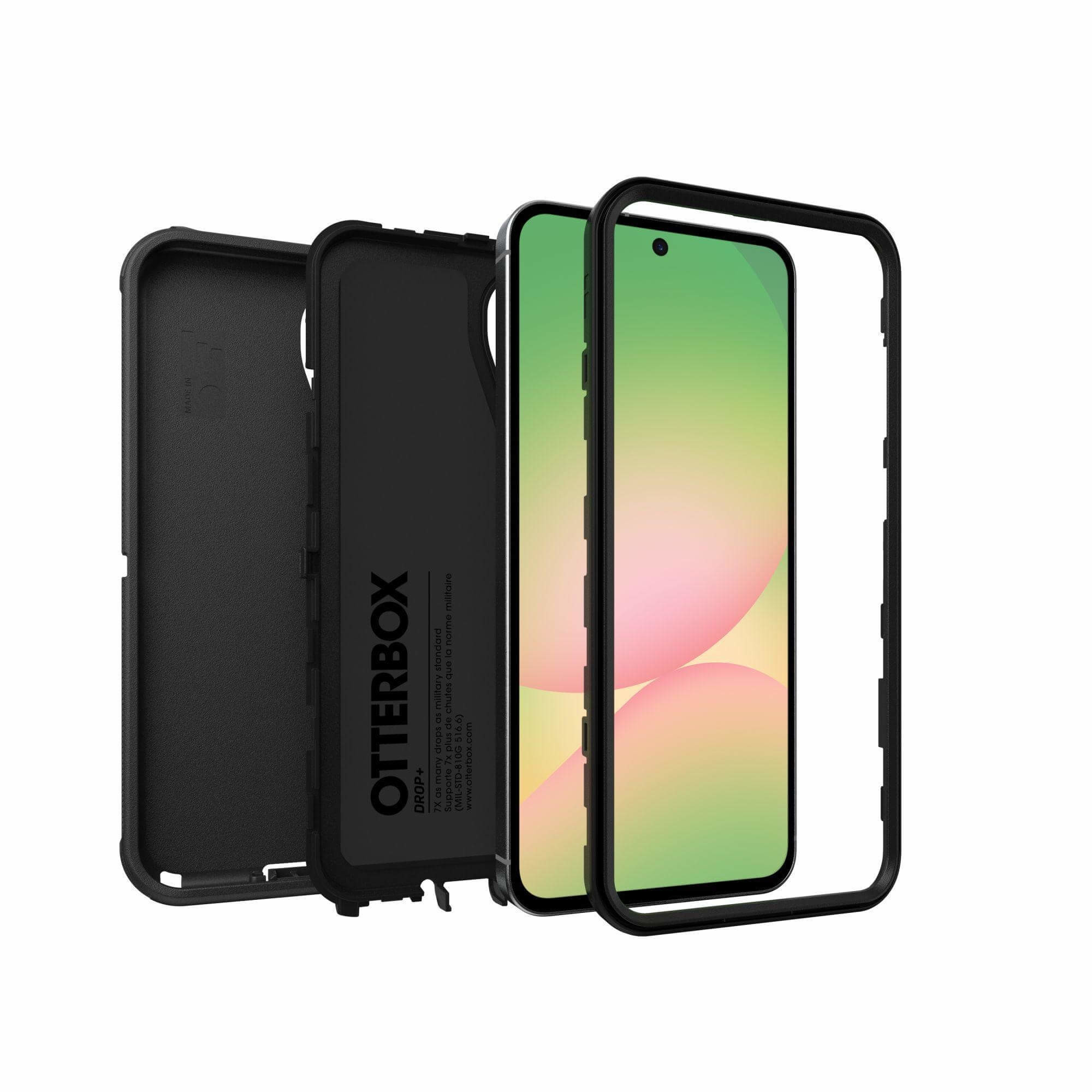 Samsung Galaxy A56 Outdoor Schutz Hülle Defender Series (77-97788) - Schwarz