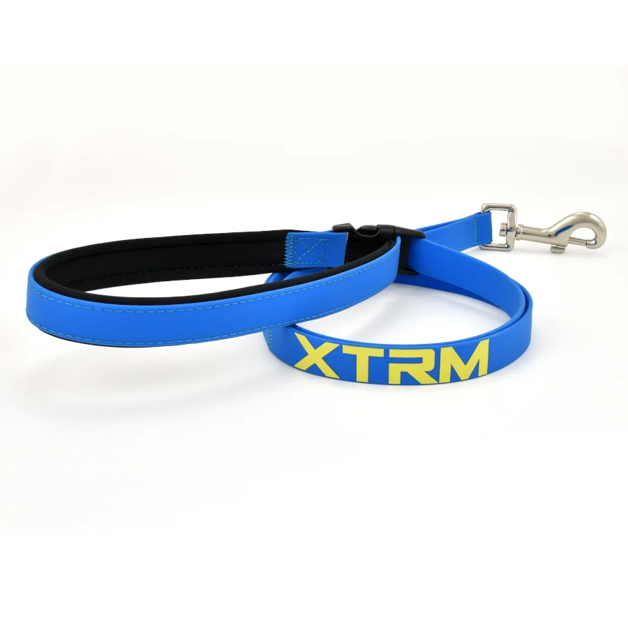 Guia para cães X-TRM azul em PVC
