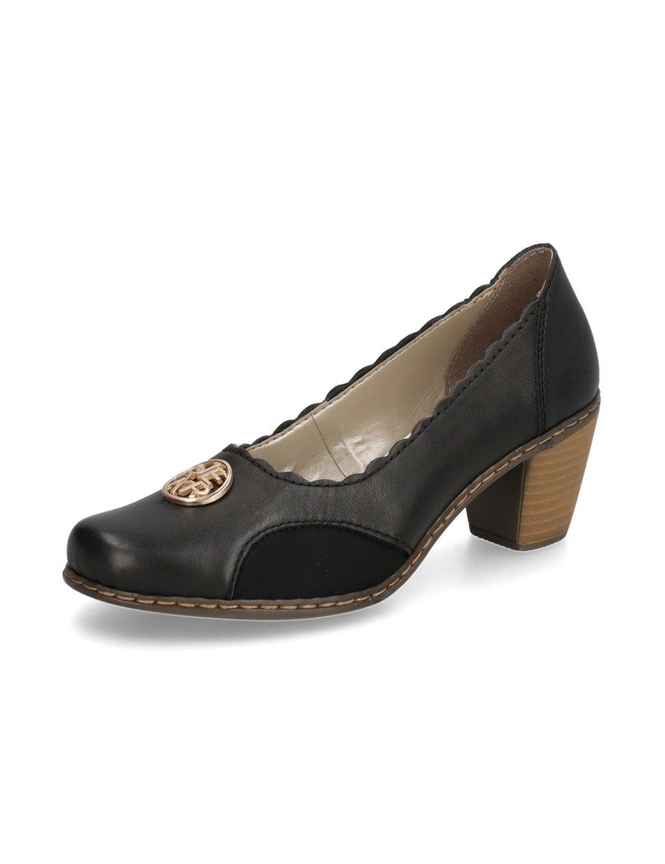 Lederkombination Pumps