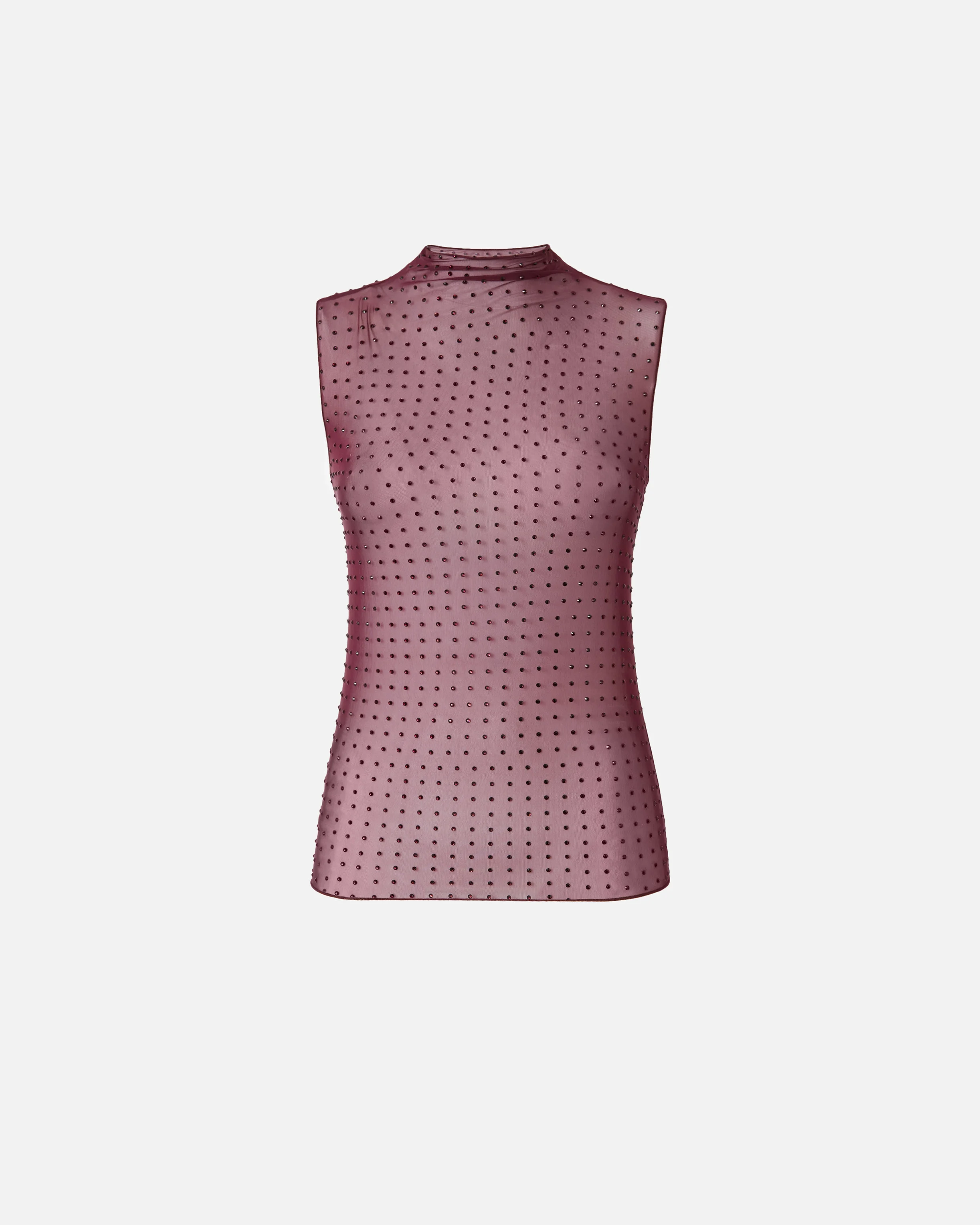 Top sans manches | Rouge