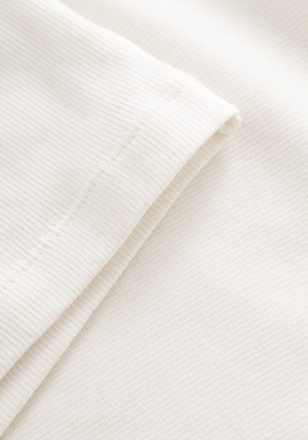 Knowledge Cotton Apparel Longsleeve Rib High Neck Snow White