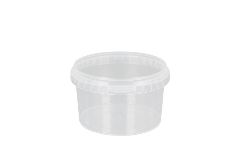 Verzegelbare verpakking rond PP 480cc + Deksel