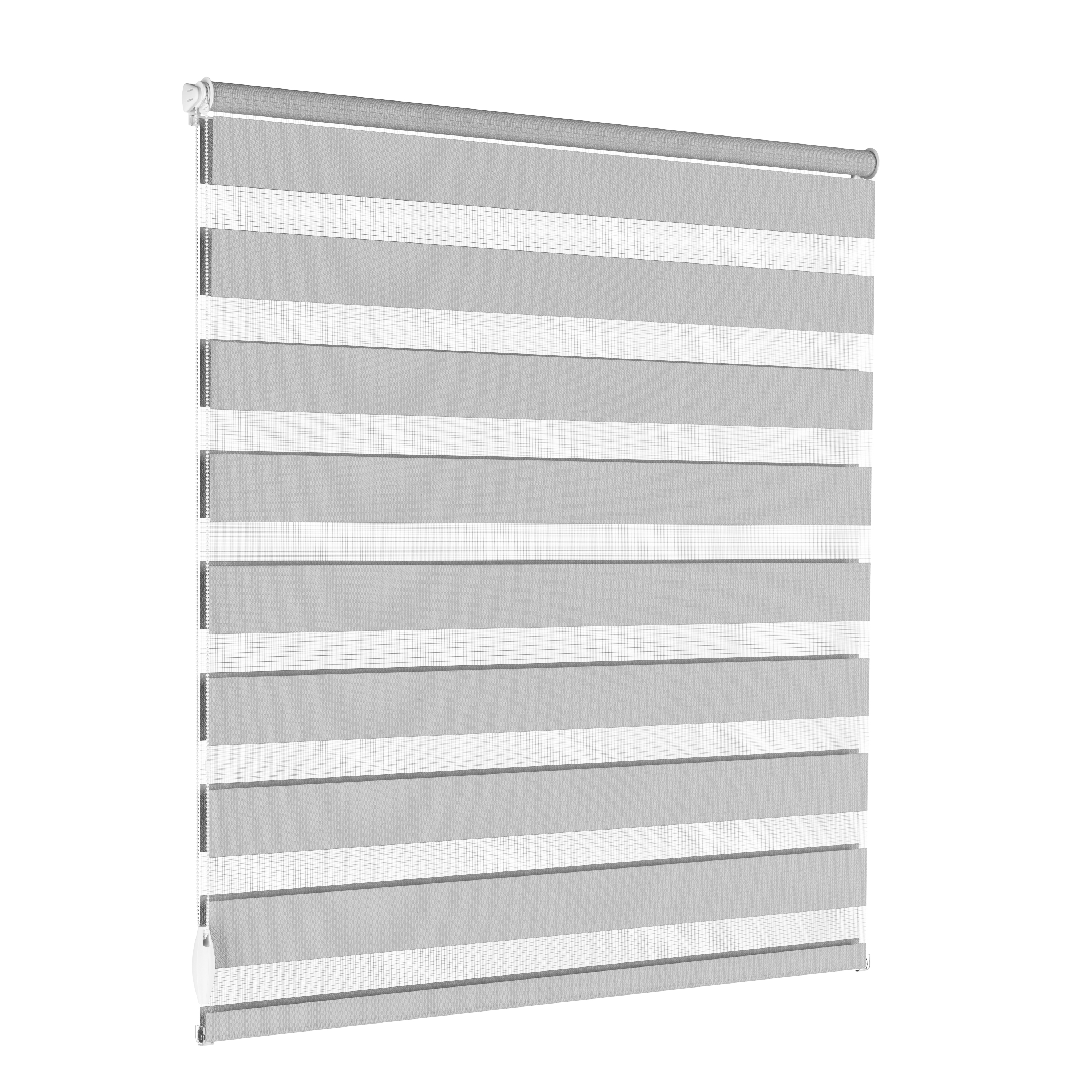 Doppelrollo grau 90 x 100 cm