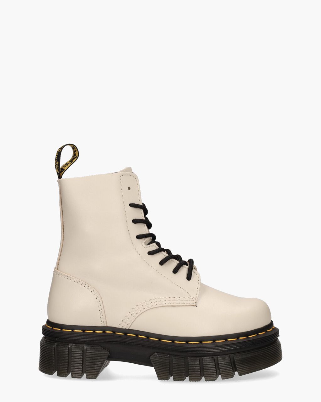 Dr. Martens Audrick Platform Off-White Dames Veterboots