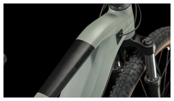 VTT Électrique Semi-Rigide Cube Reaction Hybrid Performance 500 Shimano Alivio 9V 500 Wh 27.5'' Gris Vert Swamp