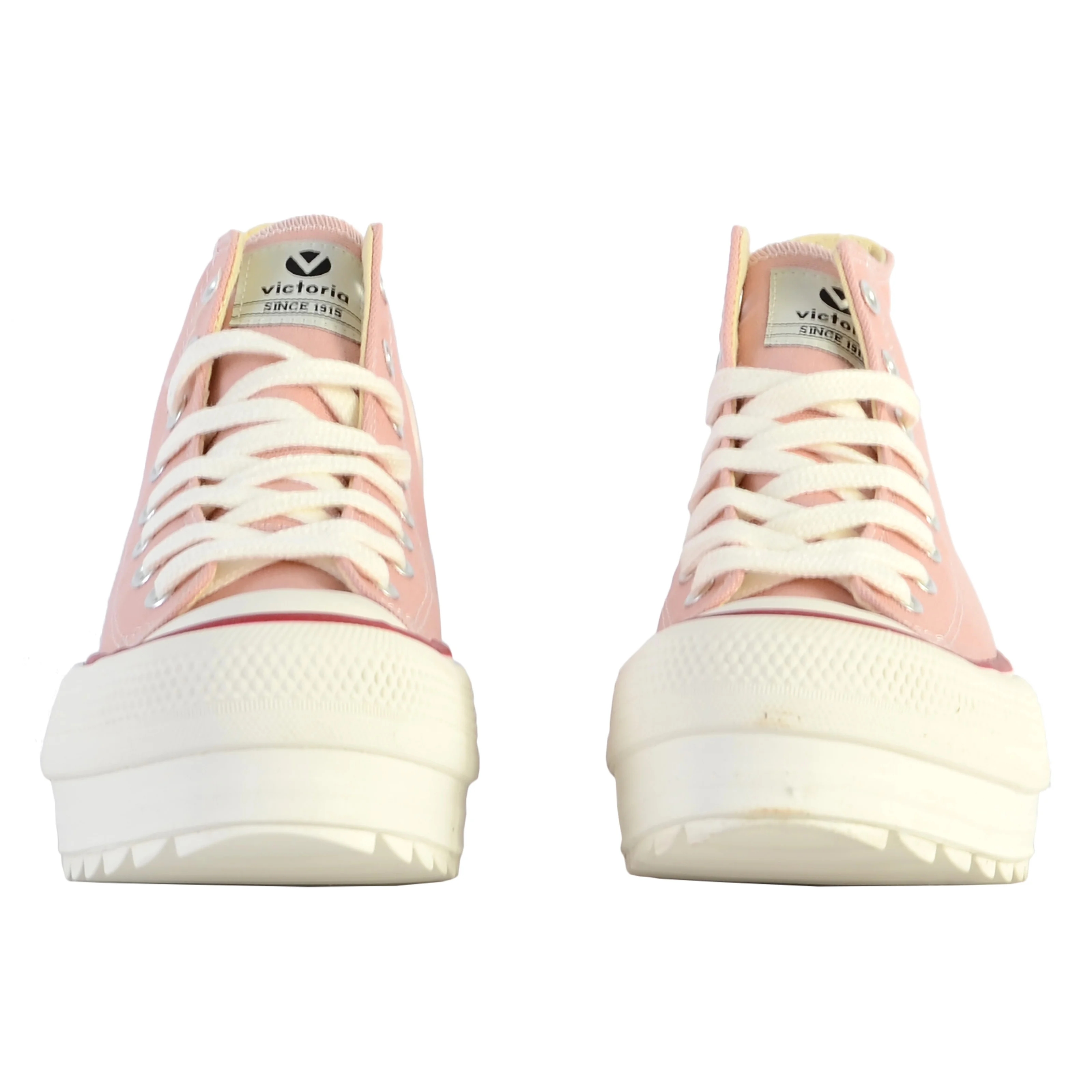 Basket à lacet montante | Rose