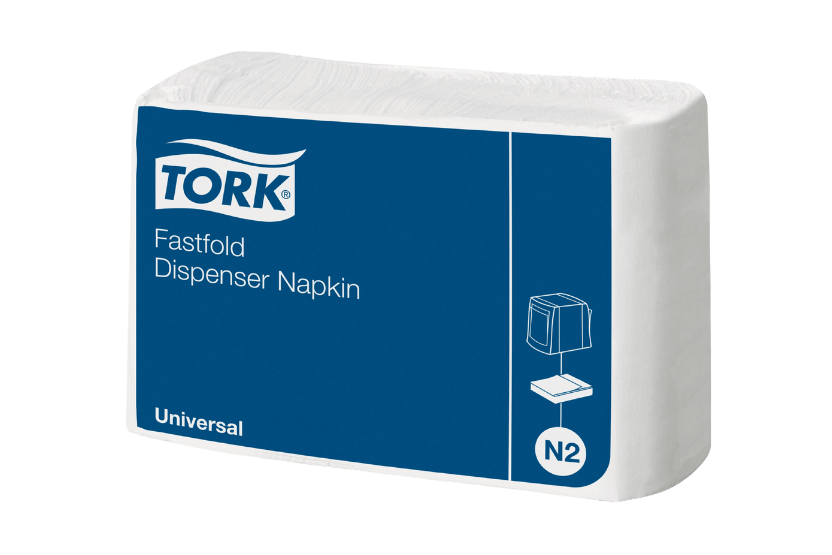 Tork® N2 dispenserservet Fastfold wit (10933)