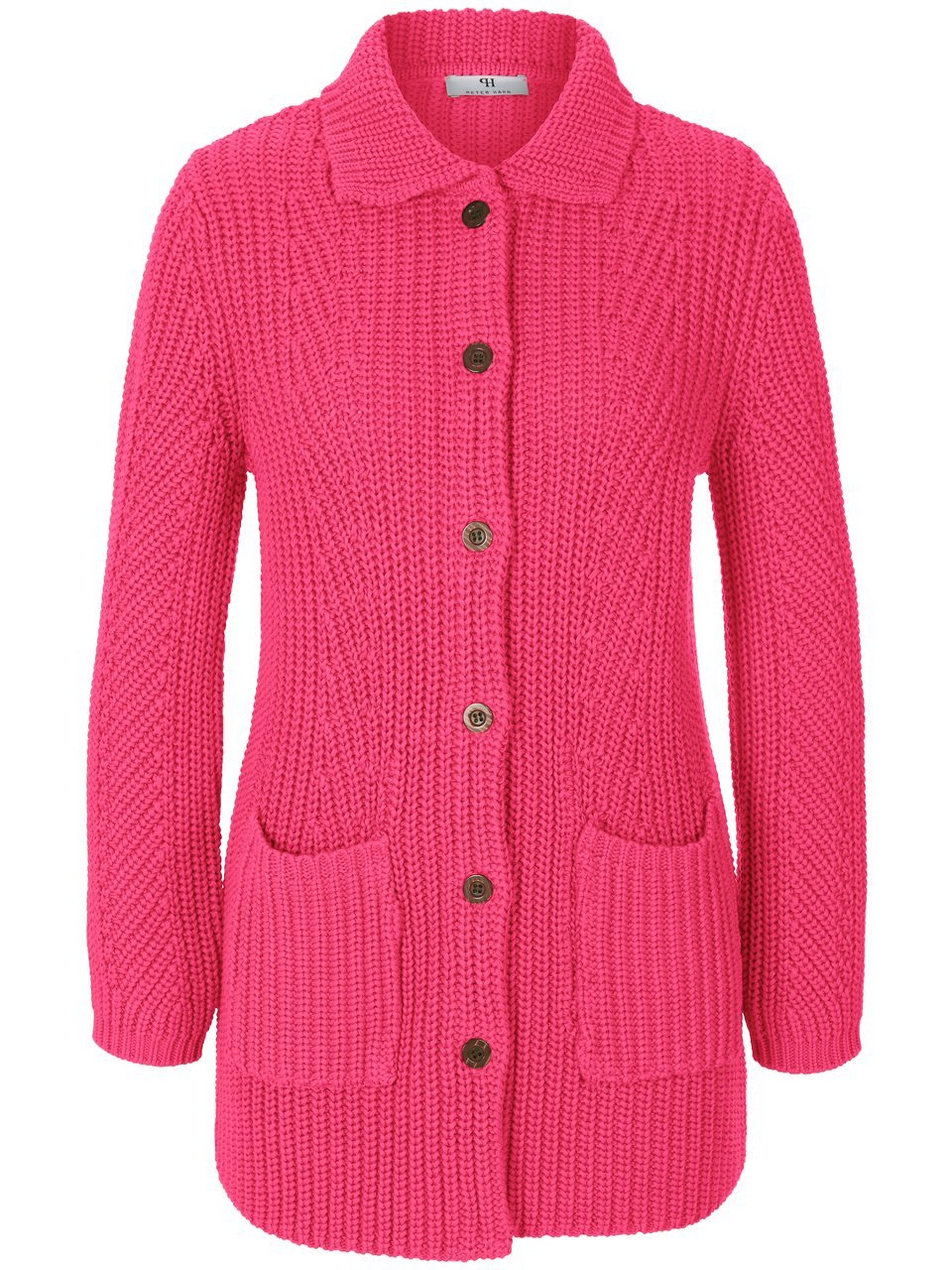 Long-Strickjacke