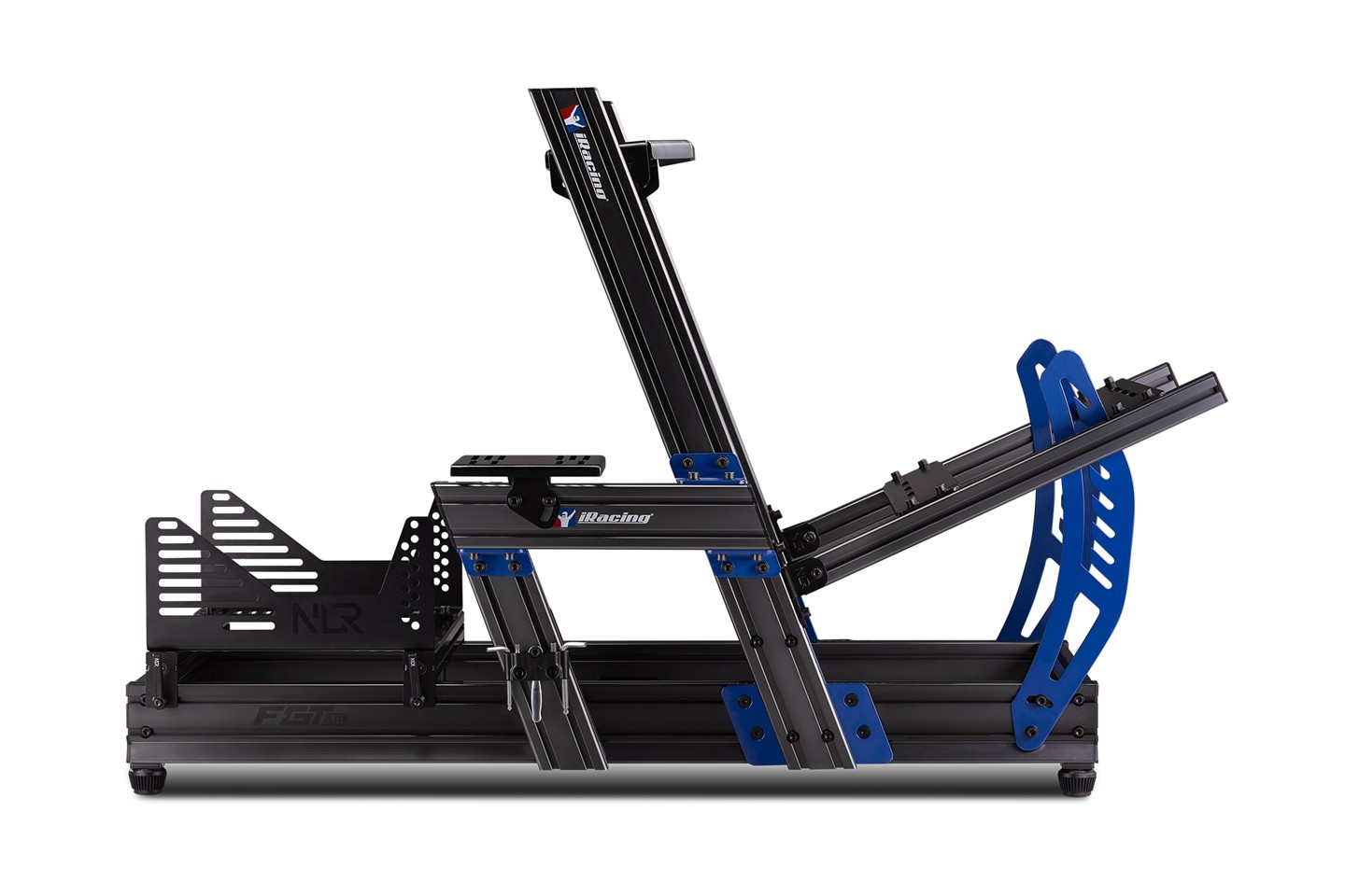Next Level Racing - F-GT Elite Formula and GT Aluminium Profile Simulator Cockpit iRacing Edition - S