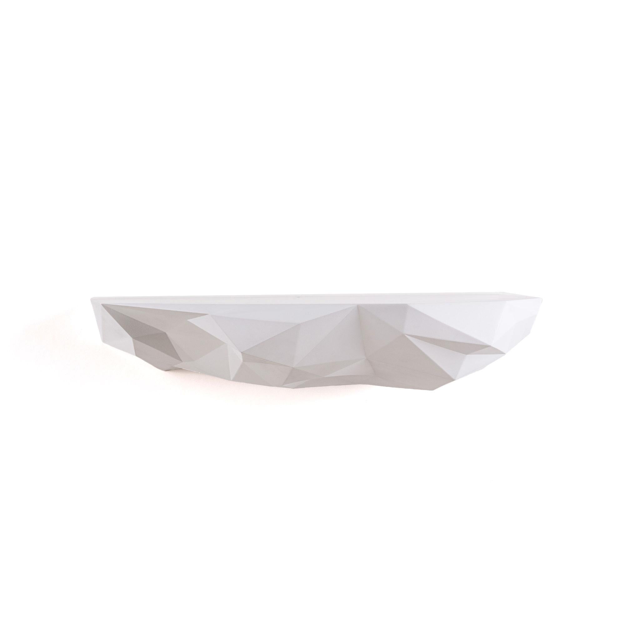 Space Rock wandplank large zwart