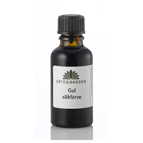 Urtegaarden Gul Slikfarve - 10 ml