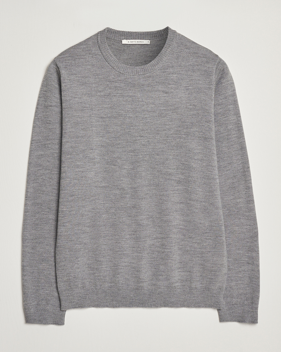 A Day's March Álagon Merino Crew Grey