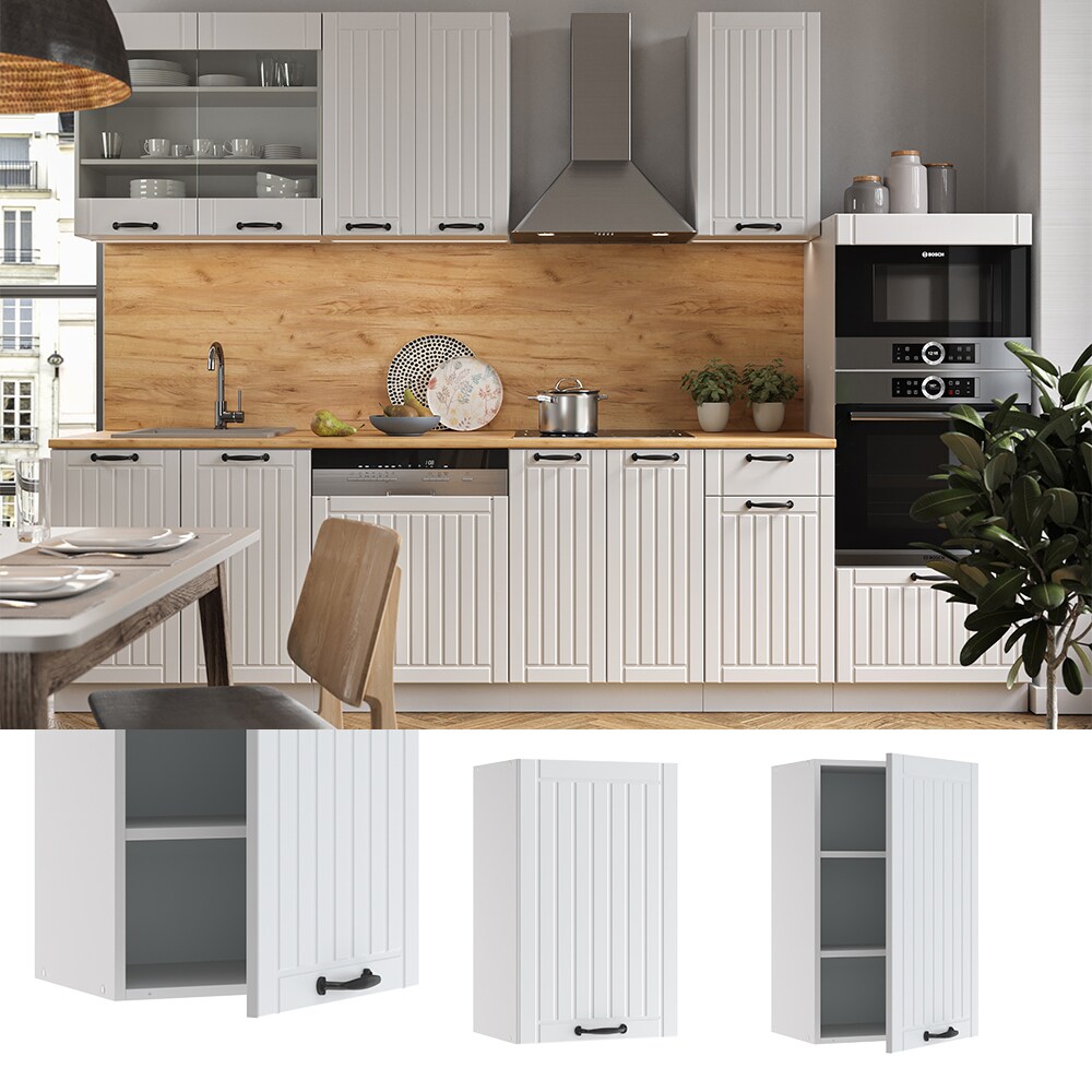 Vicco Hängeschrank 45 cm FAME Line Küchenschrank Küchenzeile Landhaus Weiß