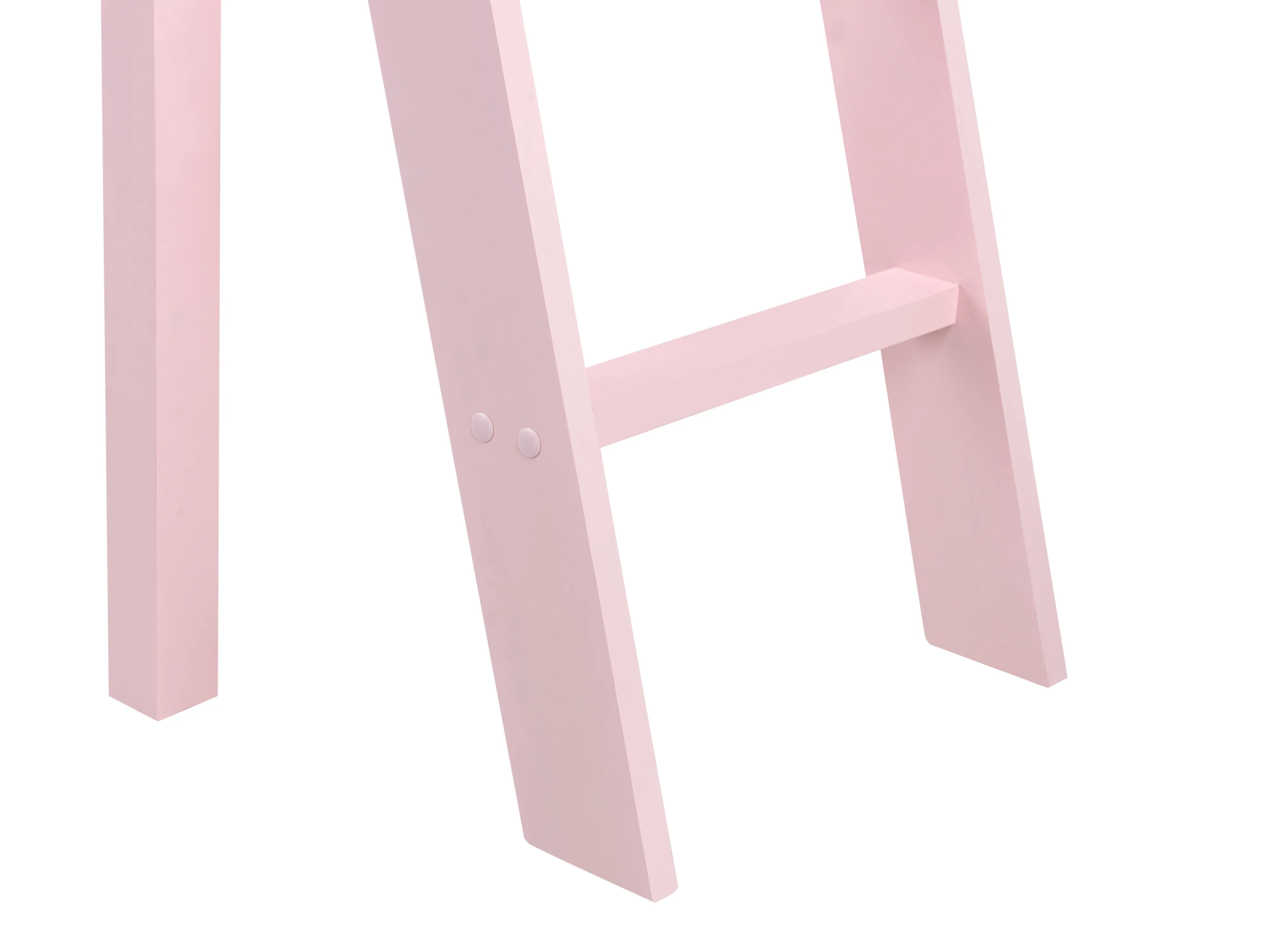 Verhoogd bed Dennenhout ASCOUX 90 x 200 cm Roze