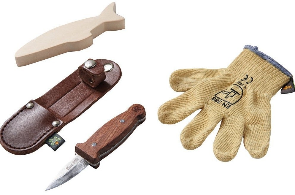 HABA 1302622001 - Terra Kids, Basis snijset (Handschoen/Snijmes/Blanco)