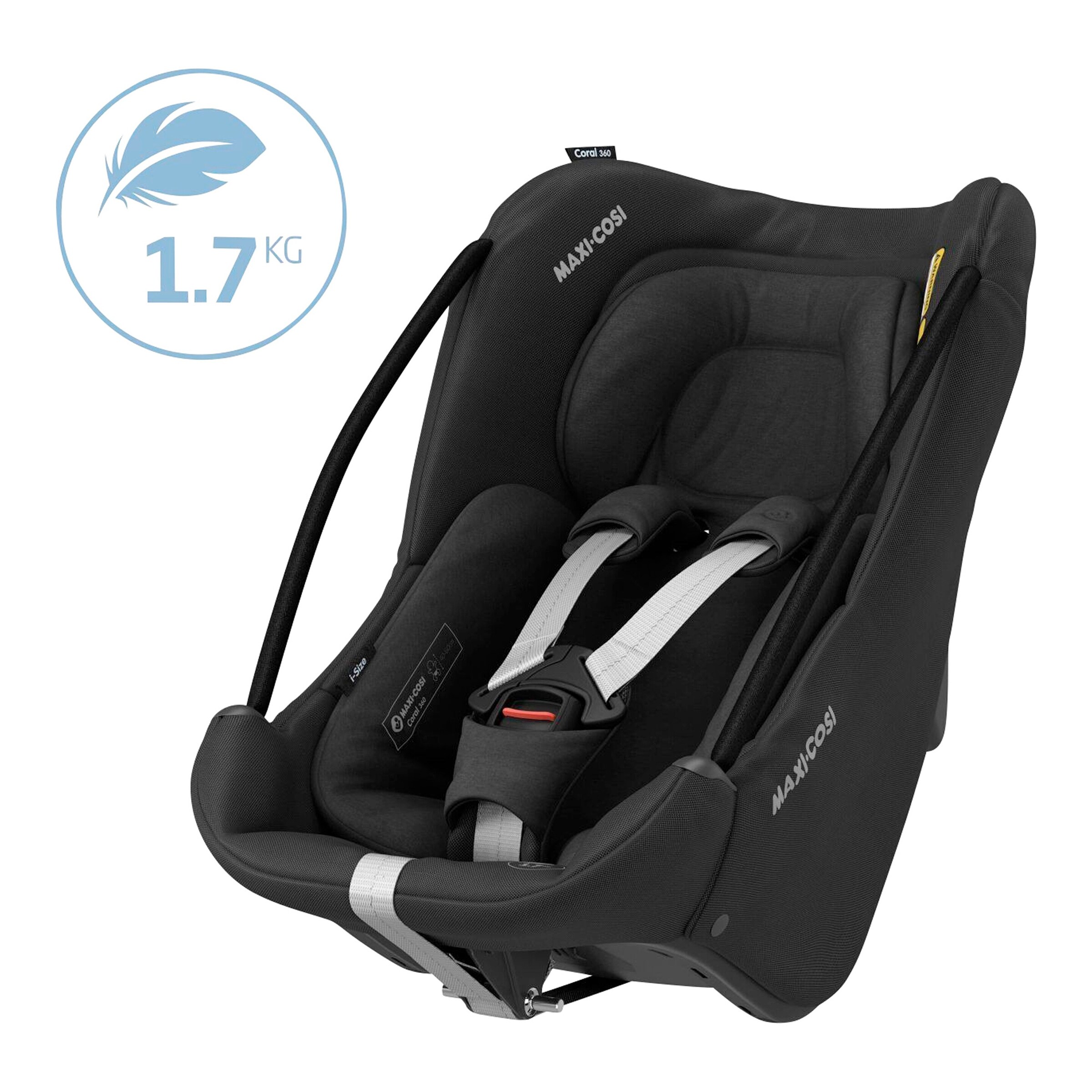 Maxi-Cosi Babyschale Coral 360 i-Size essential black