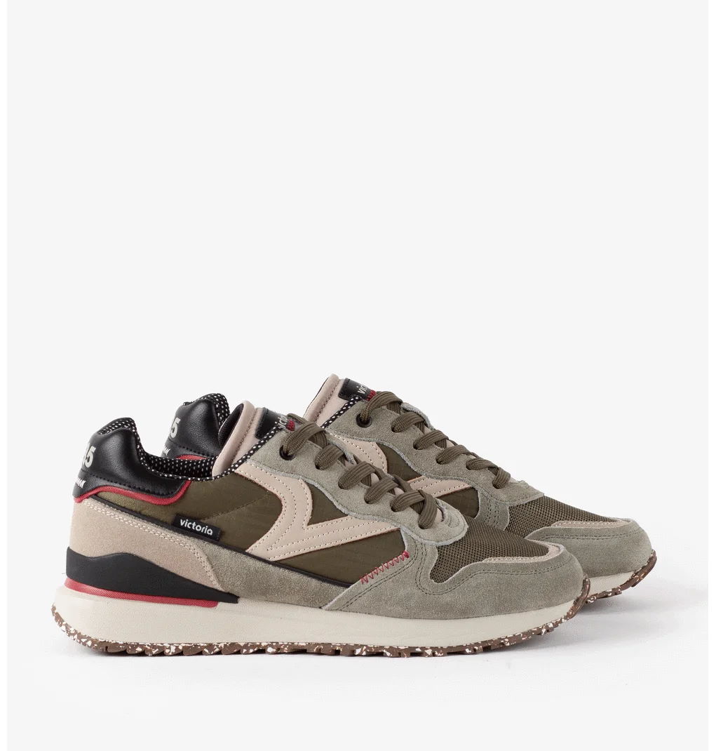 LEGGERA TECH NAILON Baskets en nylon pour hommes à semelles recyclées KAKI