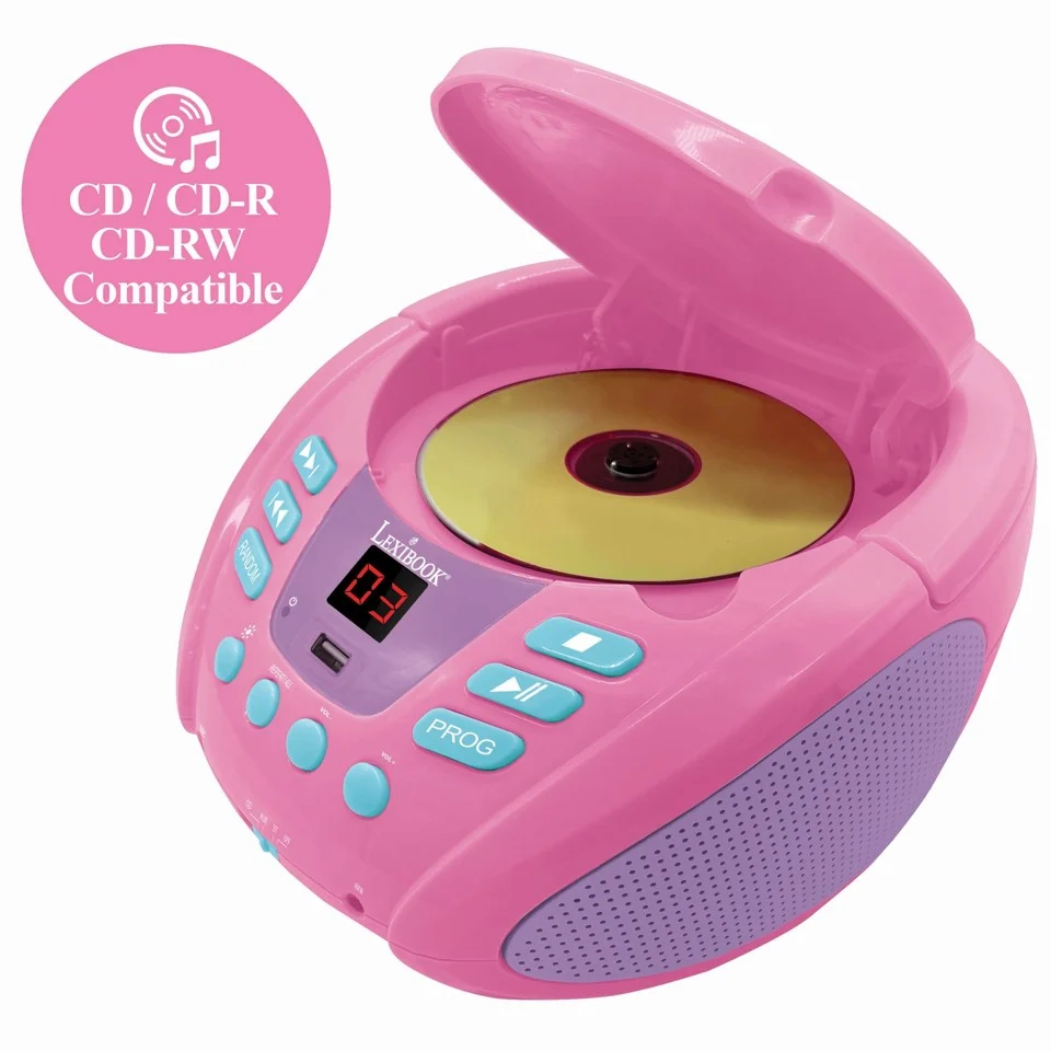 Lexibook - Unicorn Bluetooth bærbar cd-afspiller