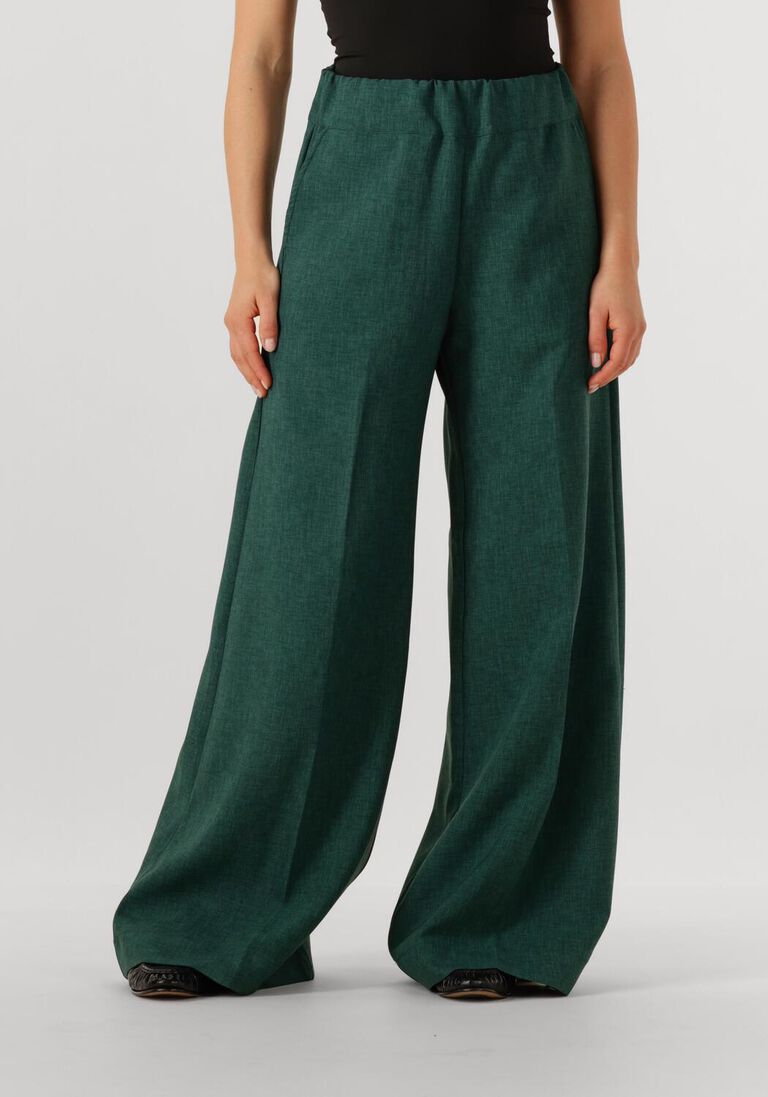 donkergroene sea me happy wijde broek super woody lush