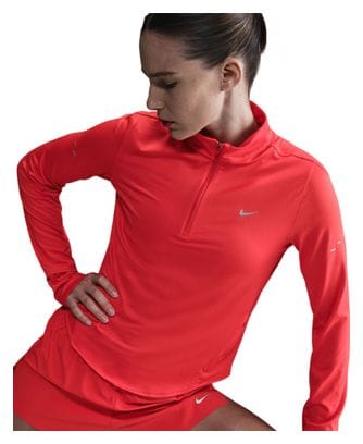 Haut 1/2 zip Nike Dri-Fit Swift UV Rouge Femme