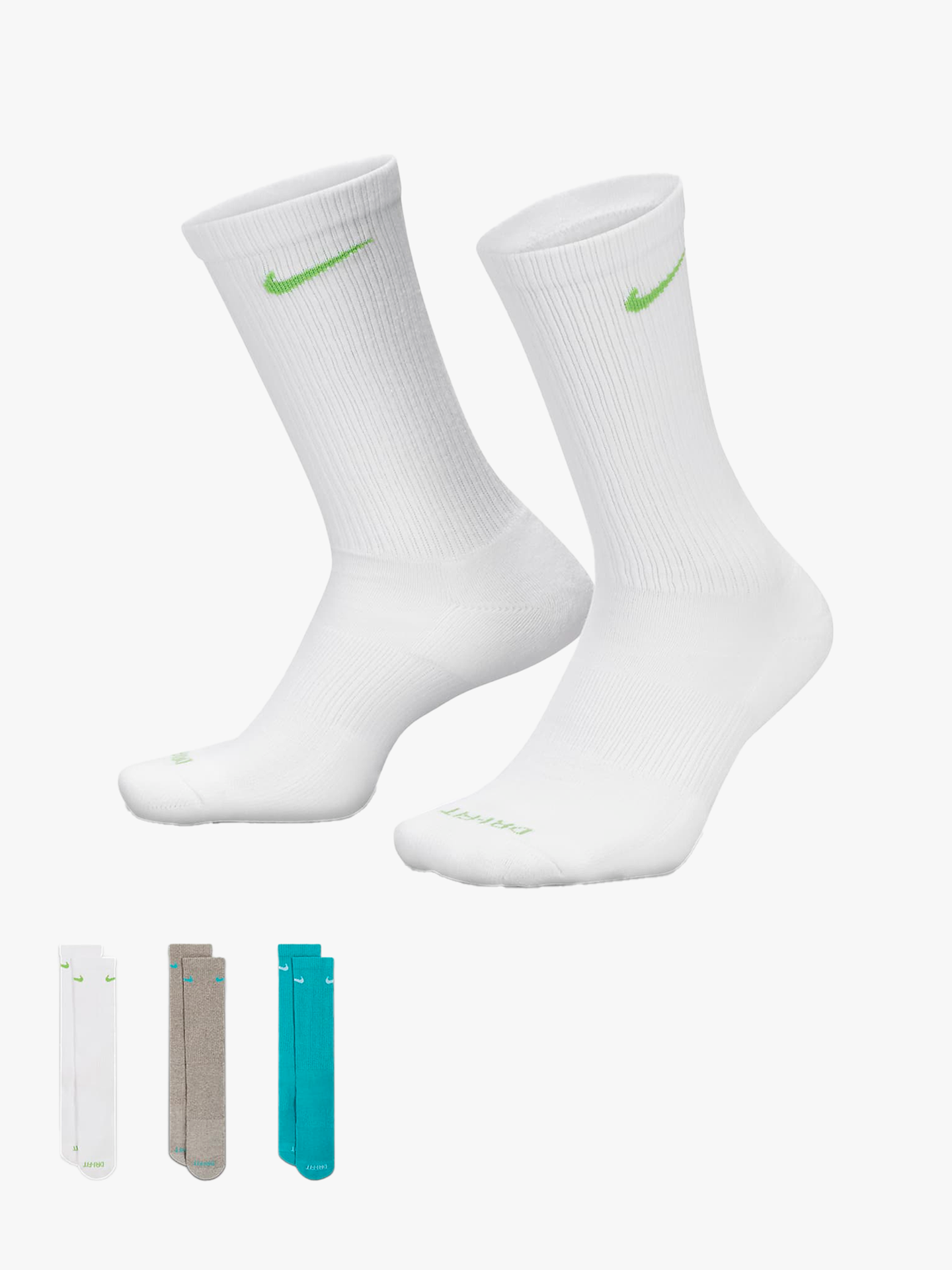 Everyday Plus Cushioned Training Crew Socks 3pk