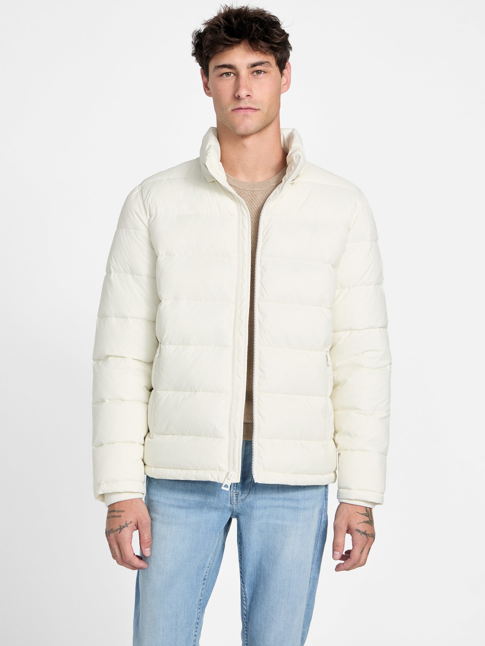 Jaqueta puffer de nylon fosco Glacier