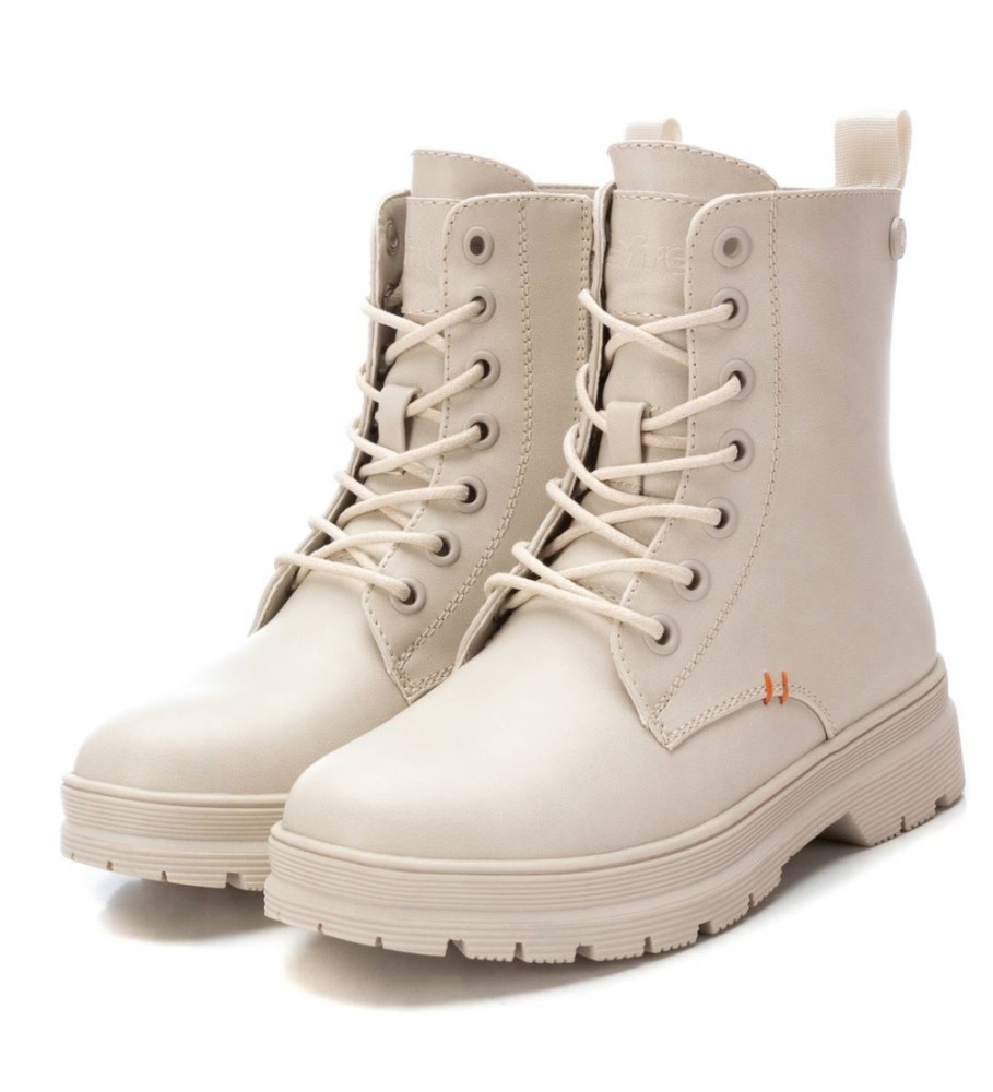 Botas de cano curto Refresh 171134 bege