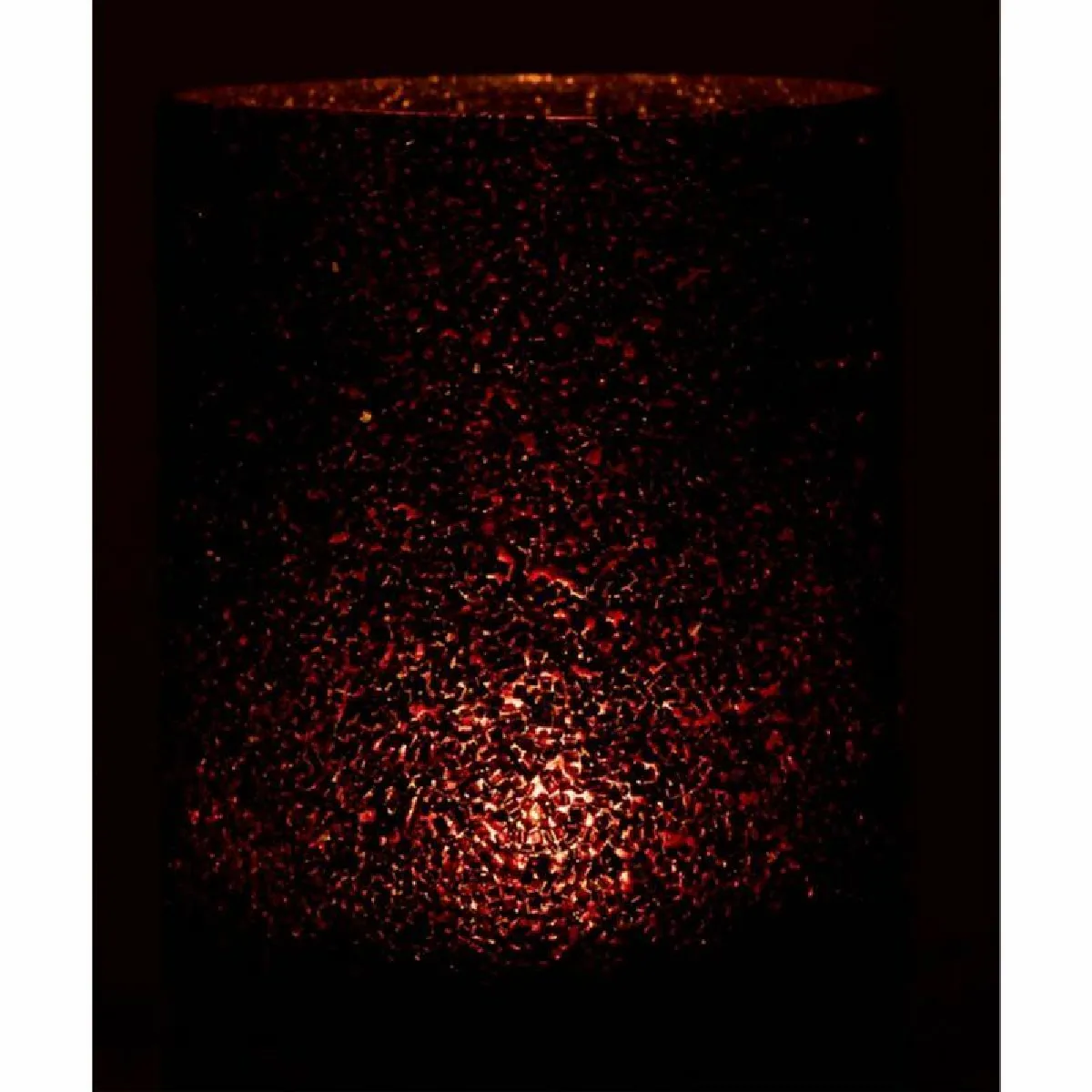 Paris Prix Photophore Paillettes Rouge