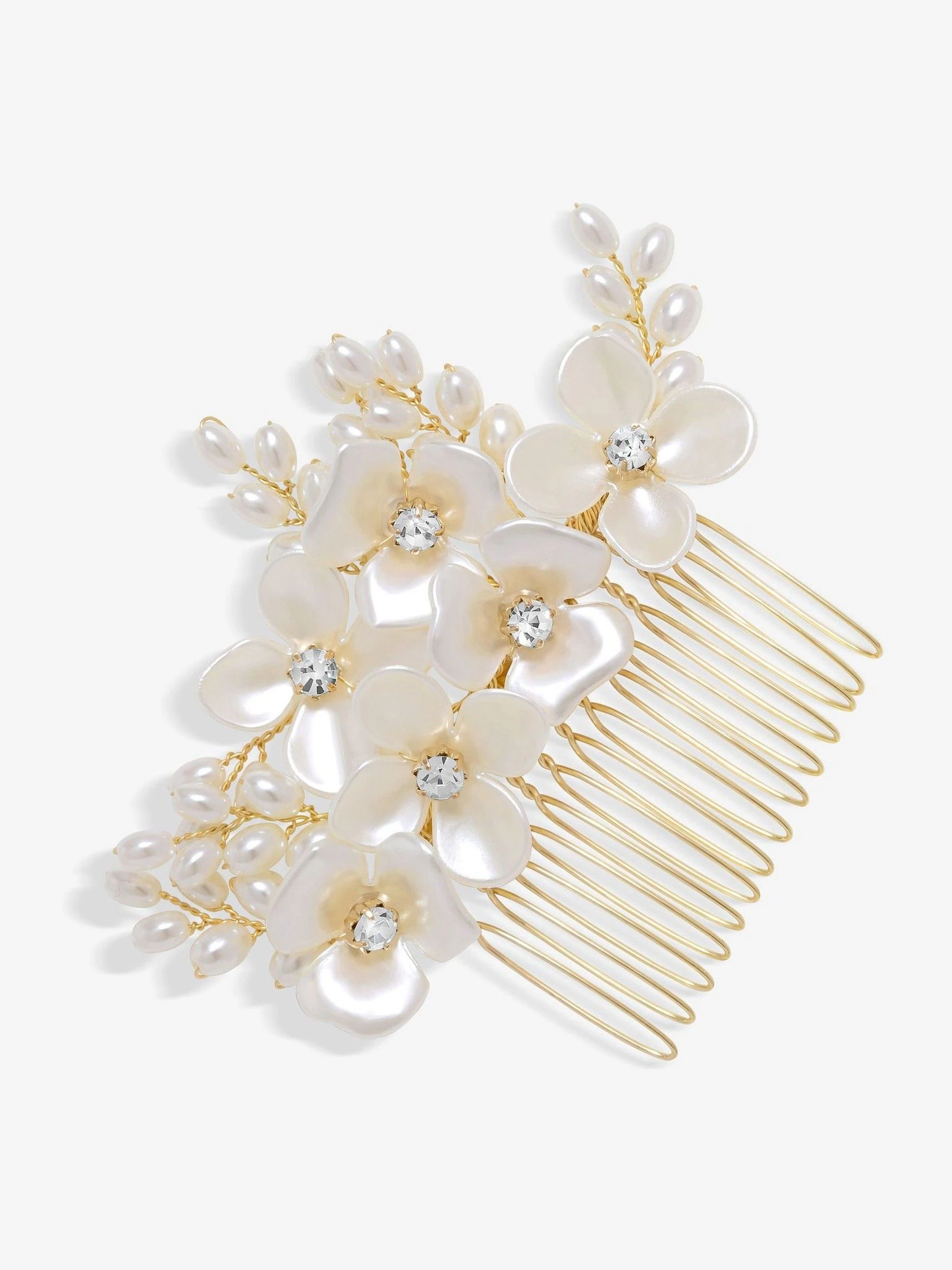 Jon Richard Floral Crystal Hair Comb