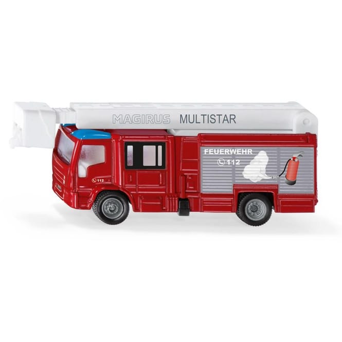 Siku 1749 - Feuerwehrfahrzeug Magirus Multistar TLF mit Teleskopmast