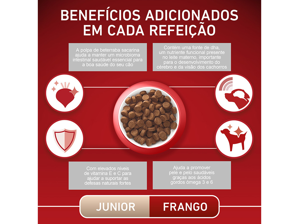 RAÇÃO PARA CÃO PURINA ONE MEDIUM MAXI JÚNIOR COM FRANGO E ARROZ 7KG