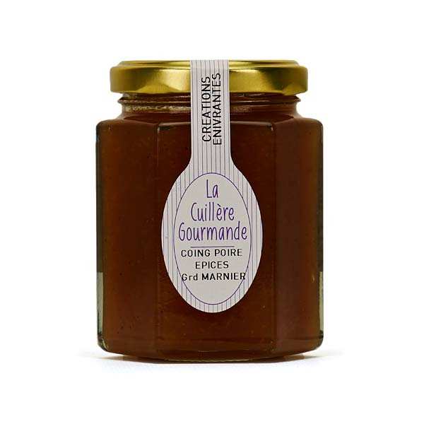 Confiture coing poire épices et Grand Marnier