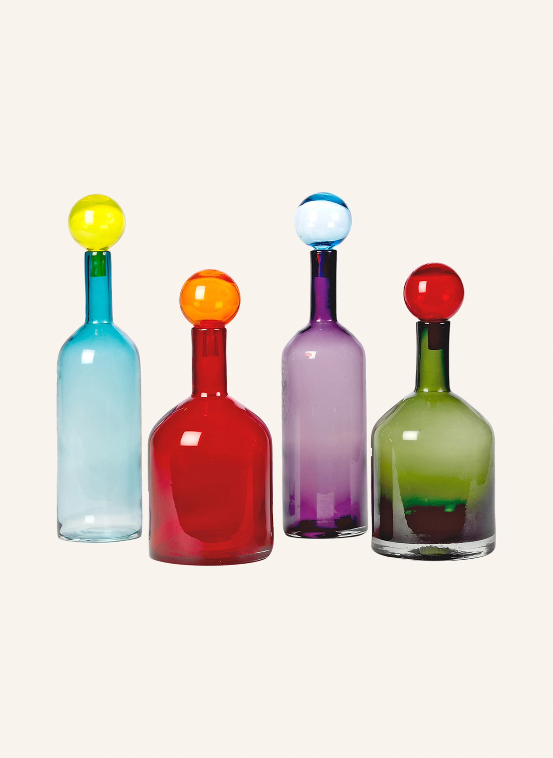 POLSPOTTEN 4-tlg. Karaffenset BUBBLES & BOTTLES