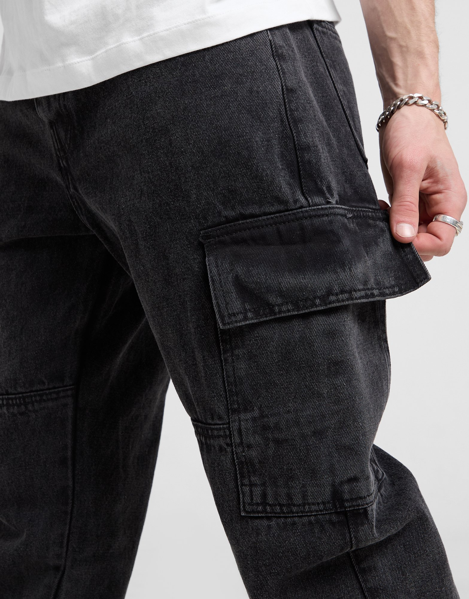 Brave Soul Jean Cargo Homme