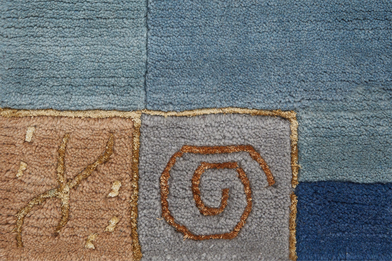 Teppich MANALI 200 x 250 cm blau