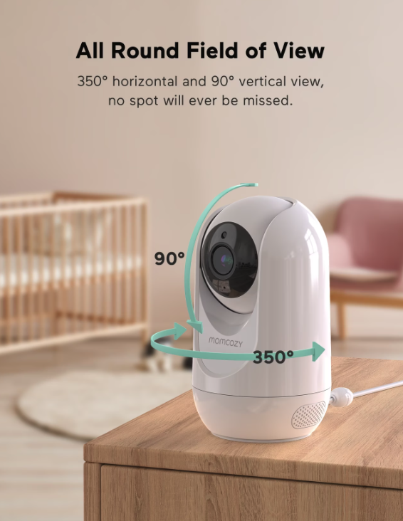 Zusatz Kamera für Babyphone BM03 mit Temperatursensor (ME003-WH12NB-A) - Weiss